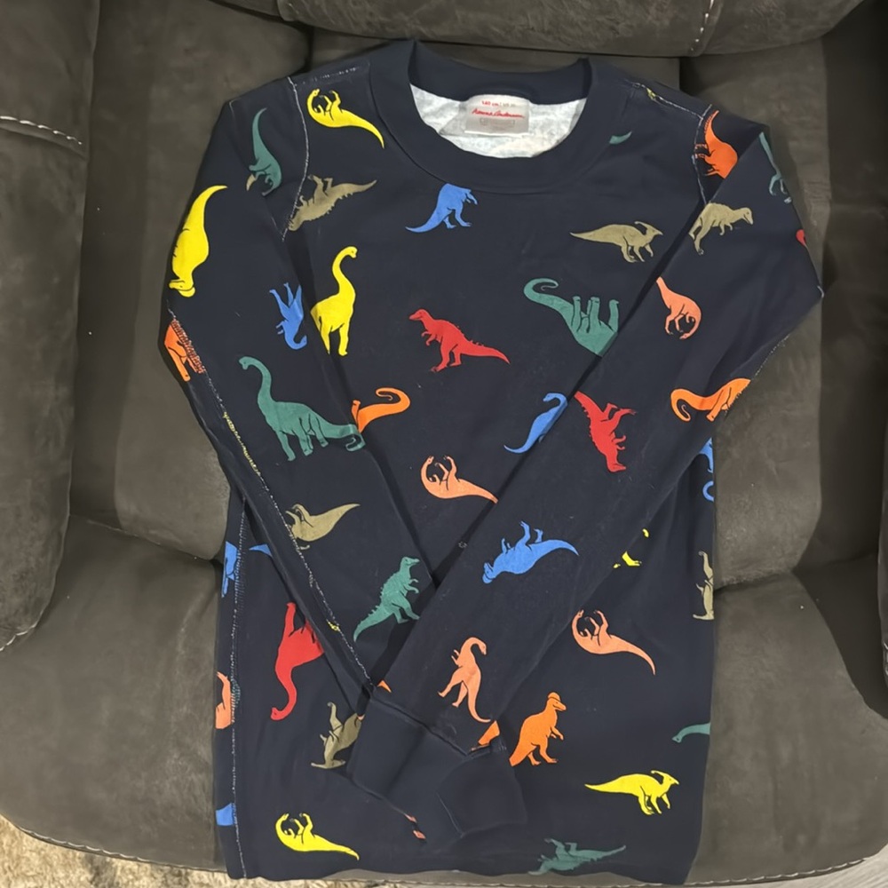 Hanna Andersson Dinosaur Pajamas size 10 - Picture 2 of 5